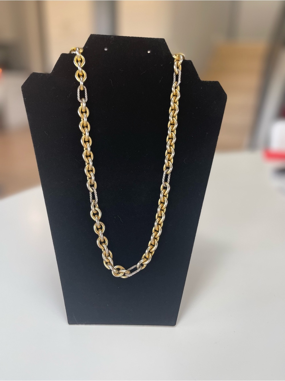 Gold-Tone Rope Chain Necklace - Women Jewelry